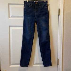 Madewell 10” high rise skinny Jean